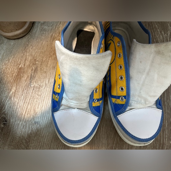 Soyoto golden state warrioes zip all around shoes men size 9 - Picture 5 of 10